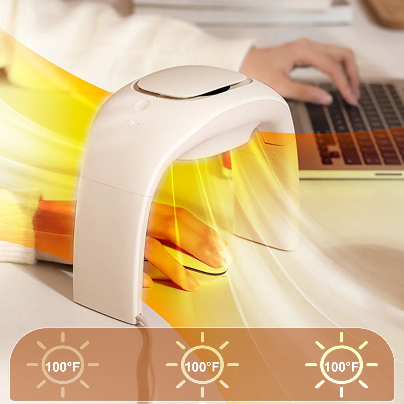 Office And Tech - Eary Przenośny Podgrzewacz do Rąk na