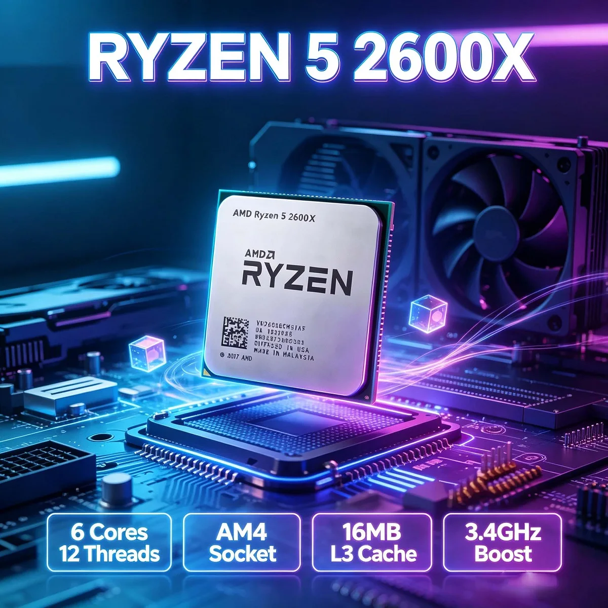 Amd Cpu Ryzen 5 - Procesor AMD Ryzen 5 2600X AM4