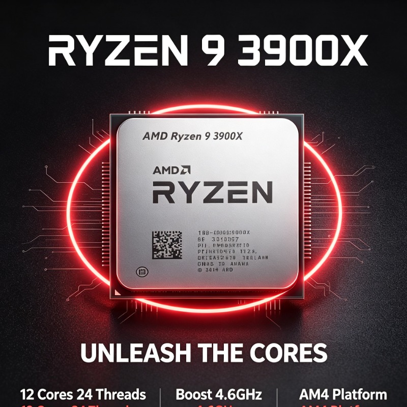 Amd Cpu Ryzen 9 - Procesor AMD Ryzen 9 3900X R9