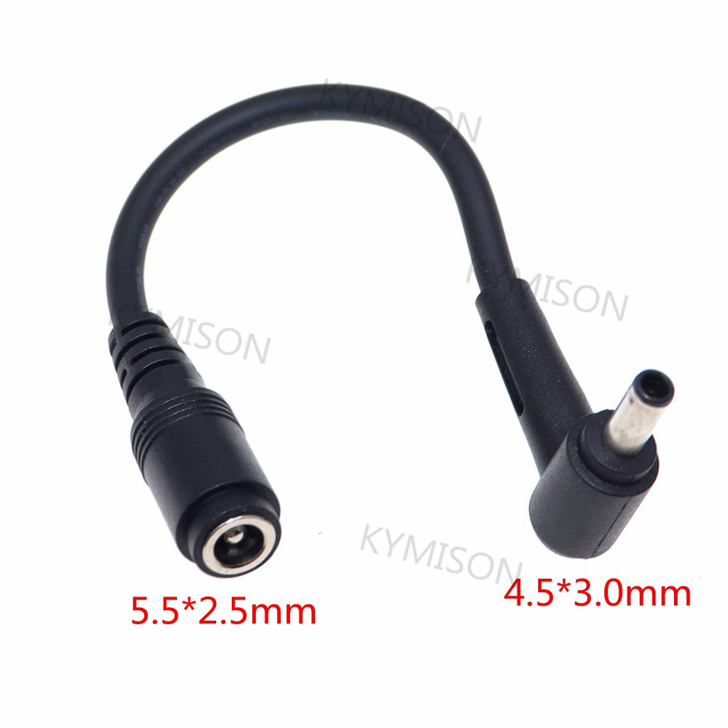 Cable Lock Laptop - DC jack 5.5*2.5 kobieta do 4.5*3.0mm