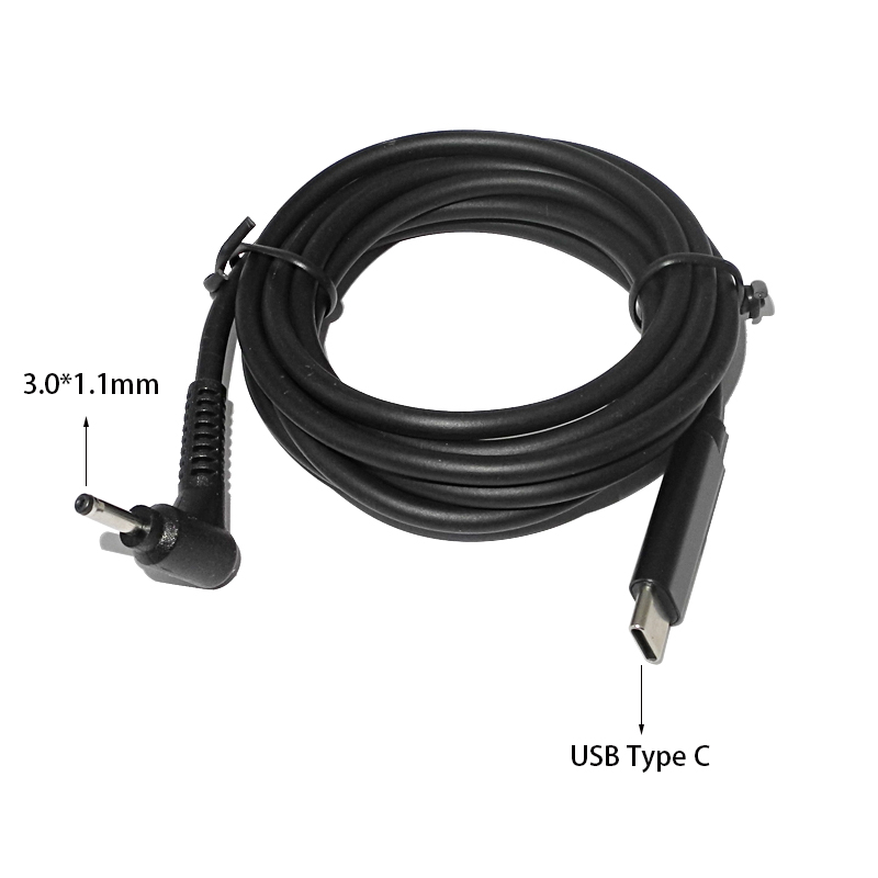 Cable Lock Laptop - USB typ C do DC 3.0x1.1mm