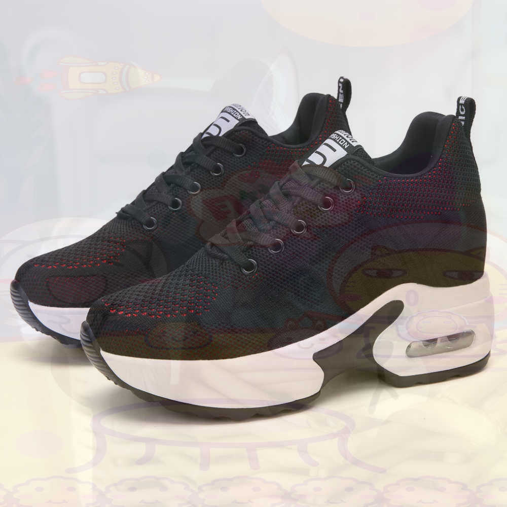 Office And Tech - Czerwony Rozmiar 36 Buty Kobieta Tenis