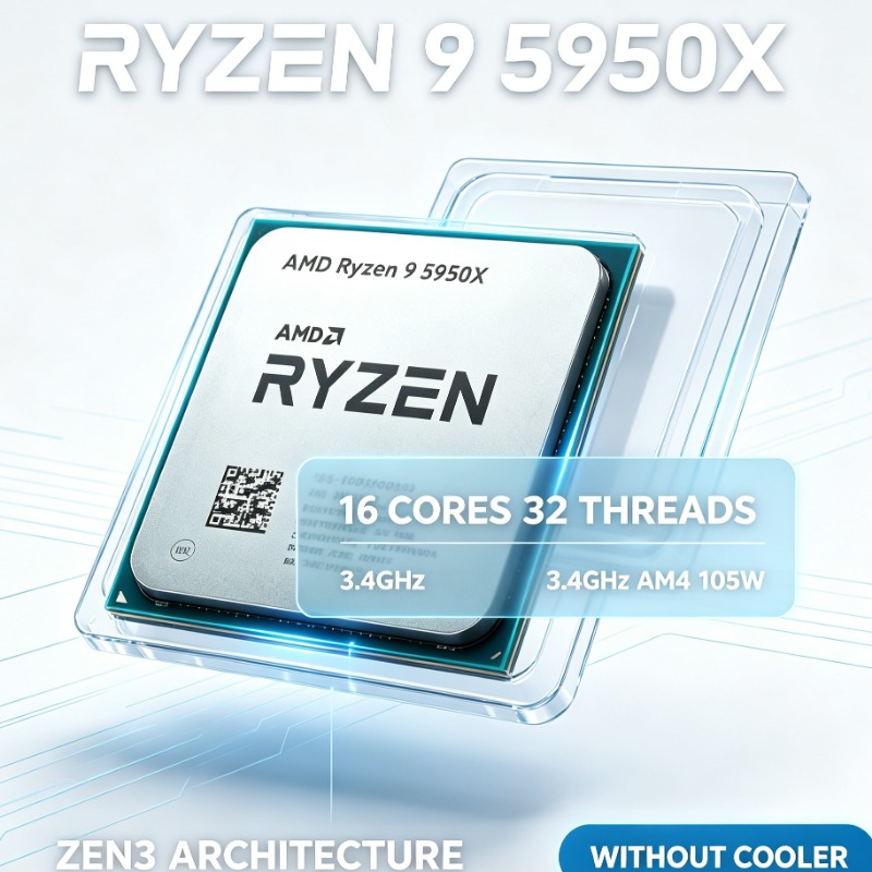 Amd Cpu Ryzen 9 - AMD Ryzen 9 5950X 16 rdzeni