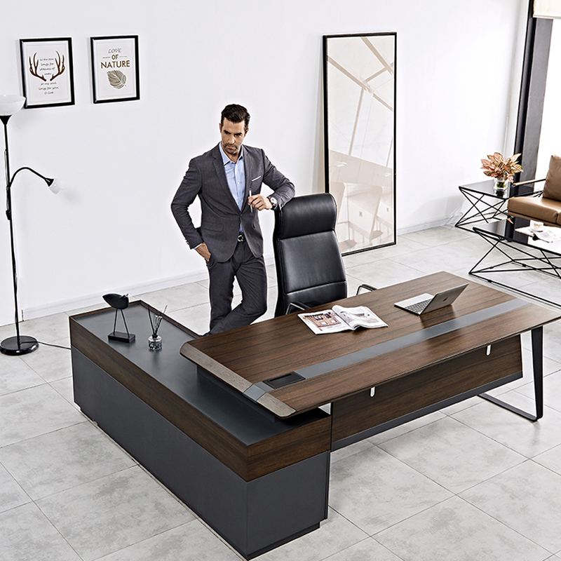 Office Tech Furniture - Nowoczesne luksusowe drewniane biurka do biura,