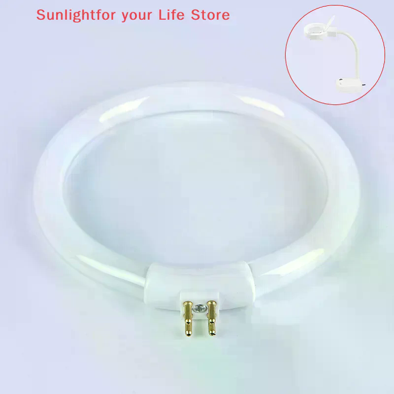 1 szt. Biała Mała Okrągła Lamp – Ring Light Desk Small recenzja i cena