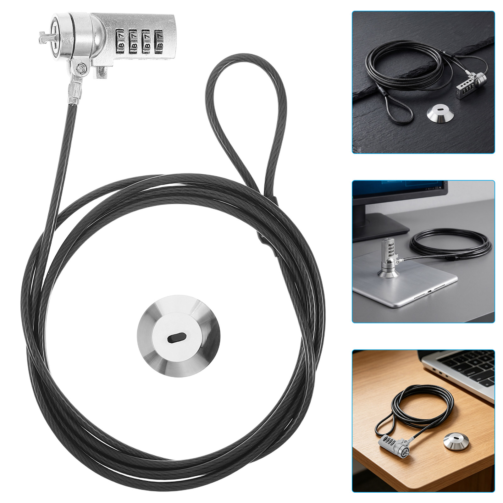 Zestaw zabezpieczający laptopa – Cable Lock Laptop recenzja i cena