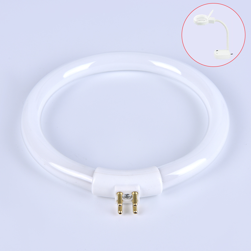 1 szt. Biała Mała Okrągła Lamp – Ring Light Desk Small recenzja i cena