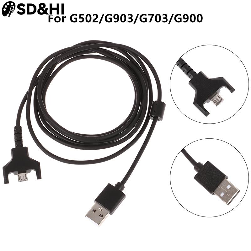 1.8M kabel do ładowania myszy  – Logitech Mouse G502 recenzja i cena