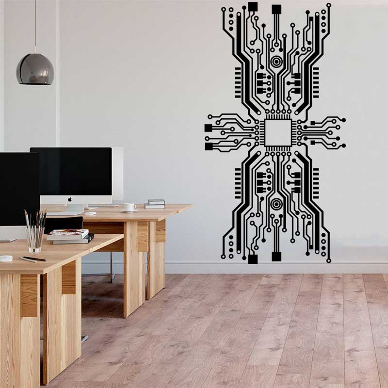 Naklejka ścienna z obwodami dr – Office Tech Furniture recenzja i cena